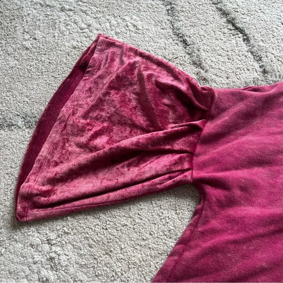 Free People Glorious Sleeves red pullover bell sleeves sweatshirt sweater medium - Picture 7 of 10